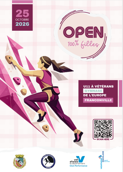Affiche de Escalade – Open 100% Féminin